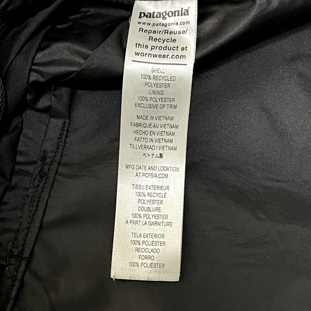 Patagonia Jacket Womens Large Black Powder Bowl Ski Snowboard MAC RECCO Gorpcore - Picture 15 of 16